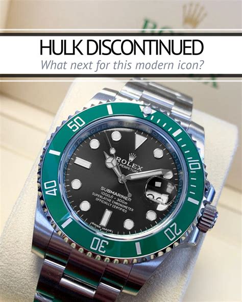 rolex submariner hulk noob|Rolex Submariner Hulk discontinued.